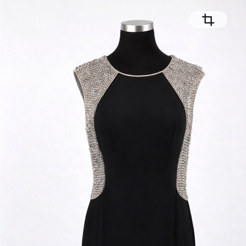 Elegant Black Evening Dress.  Only used once - Picture 3 of 8